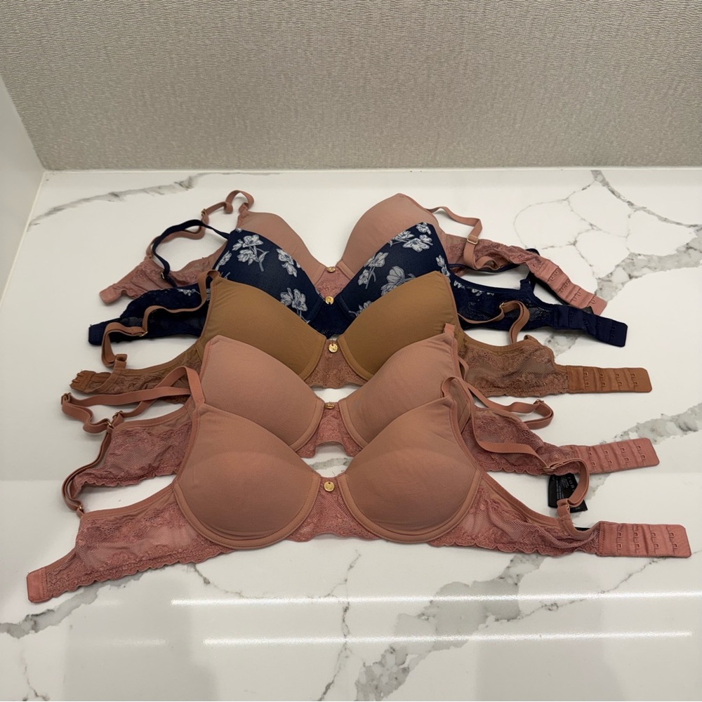 Natori Bliss Bra Bundle of 5, Size 30B